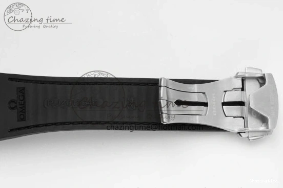 0422 GoAnywhere Constellation Black Ceramic SS 8F 1:1 Best Edition White Textured Dial on Black Gummy Strap A 7803